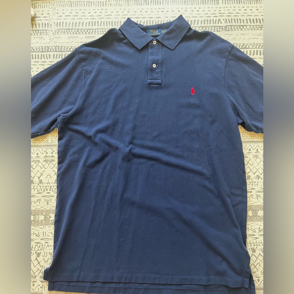 Navy XL TALL Ralph Lauren Short Sleeve Polo